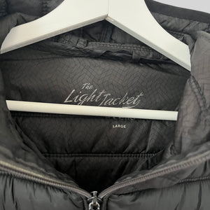 Black puffer jacket - men